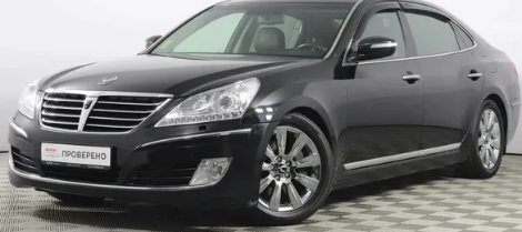 Дефлекторы окон (ветровики) Hyundai Equus Sd 2009 (Хюндай Икьюс) Кобра Тюнинг